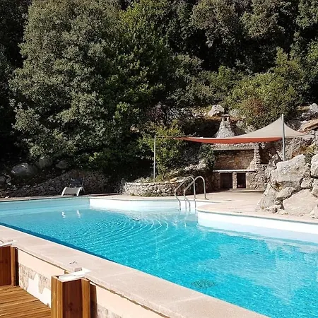 Large Quiet Stone House With Pool 빌라 Saint-André-de-Buèges